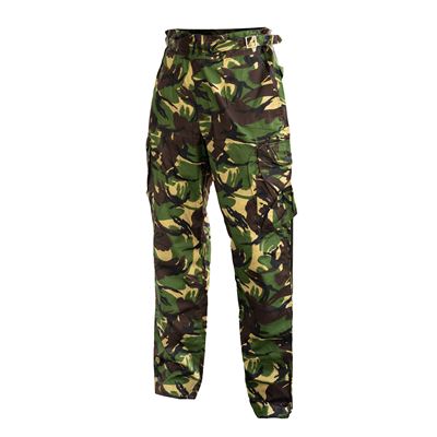 Spodnie brytyjskie COMBAT Camuflage windproof Woodland DP