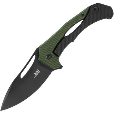 Nóż składany BULWARK FL z gładkim ostrzem GREEN