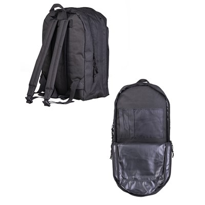 Plecak DAY PACK dwie przegródki CZARNY