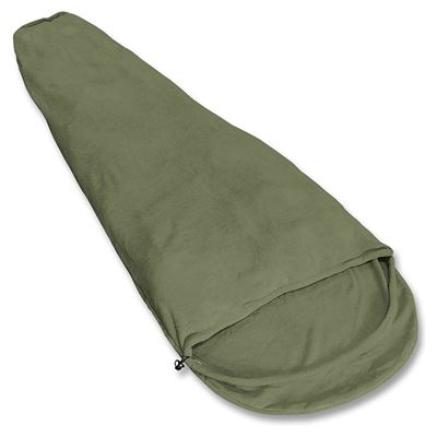 Wkładka do śpiwora FLEECE ZIELONA
