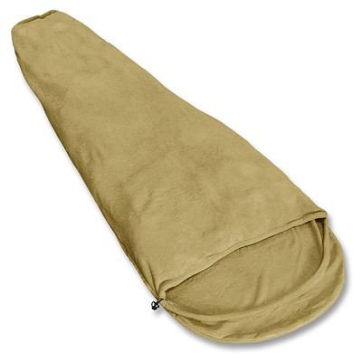 Wkładka do śpiwora FLEECE COYOTE BROWN