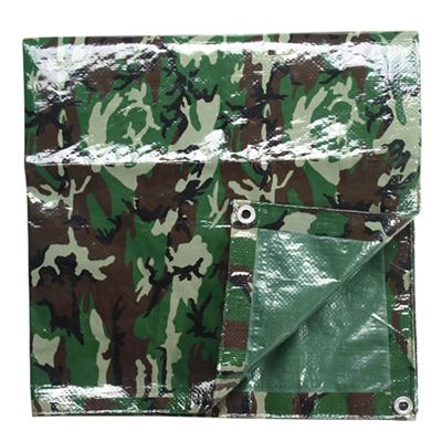 ABDECK plandeka maskująca z folii PE rozmiar 4x5m WOODLAND