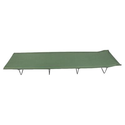 Niski leżak metalowy składany BRITISH GREEN