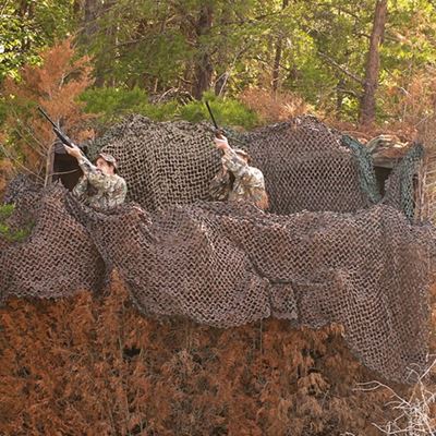 Siatka maskująca PRO BASIC plastikowa WOODLAND rozmiar 2,4x3m