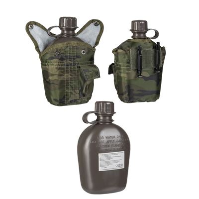 Butelka polowa US IMPORT 1 l z opakowaniem WOODLAND