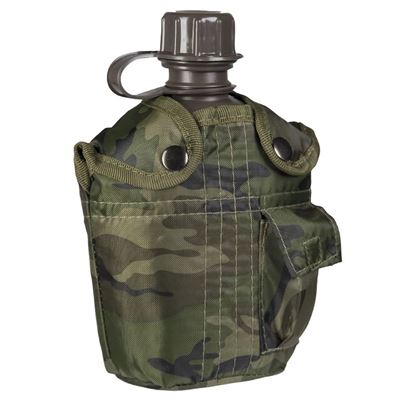 Butelka polowa US IMPORT 1l z opakowaniem WOODLAND