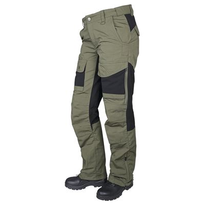 Damskie spodnie rip-stop 24-7 SERIES® XPEDITION GREEN/BLACK