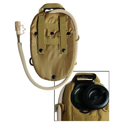 Plecak hydracyjny OVAL 1 L z paskami COYOTE