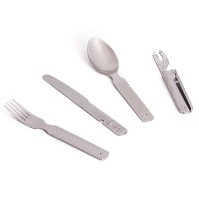 Sztućce BW składane 4szt STEEL TSR