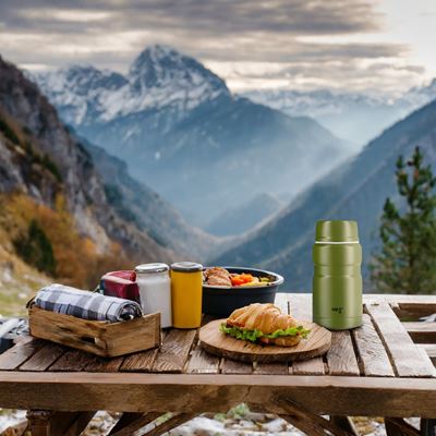 Termos na posiłki 750 ml ZIELONY  15-02-050 3