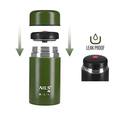 Termos na posiłki 1000 ml ZIELONY  15-02-105 6