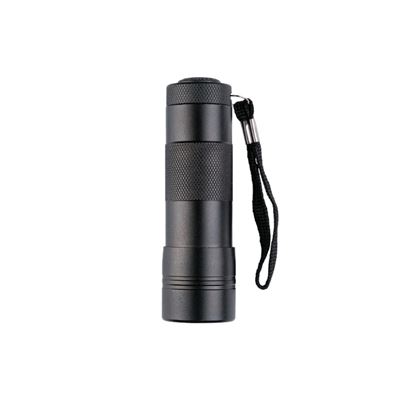 Latarka 12 LED CZARNA