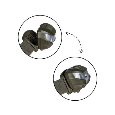 Latarka czołowa LED CREE XPE OLIV MIL-TEC® 15168001 2