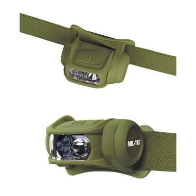 Reflektor LED 4 kolory BIAŁY / ZIELONY / CZERWONY / NIEBIESKI - ZIELONY