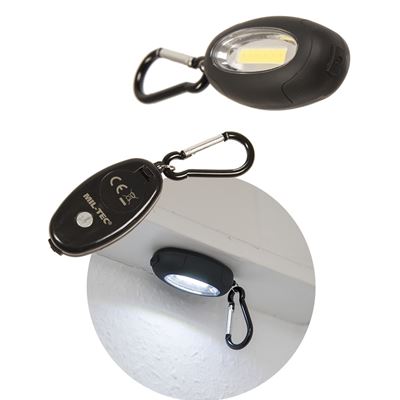 Latarka MINI LED na karabińczyku