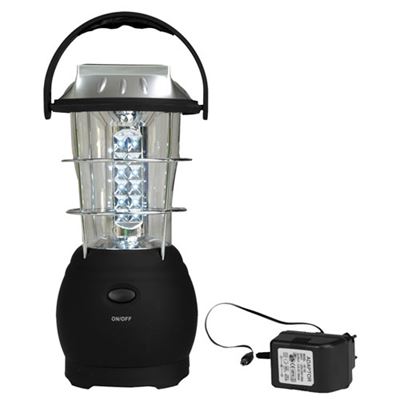 Latarka AKKU 36 LED ładowalna / solarna / dynamo