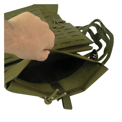 Kamizelka LASER CUT MOLLE nośnik płyt lekka ZIELONA