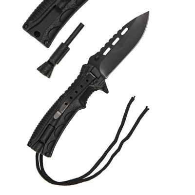 Nóż składany ONE-HAND PARACORD z krzesiem