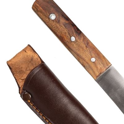 Nóż BW MARYNARSKI drewniana rękojeść z etui