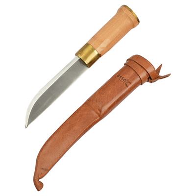 Mały nóż fiński 24 cm ze skórzaną pochwą