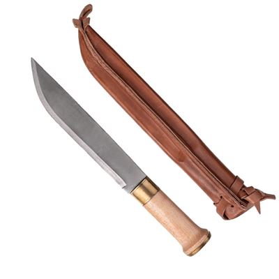 Nóż FINSKÝ duży 32 cm z skórzanym etui