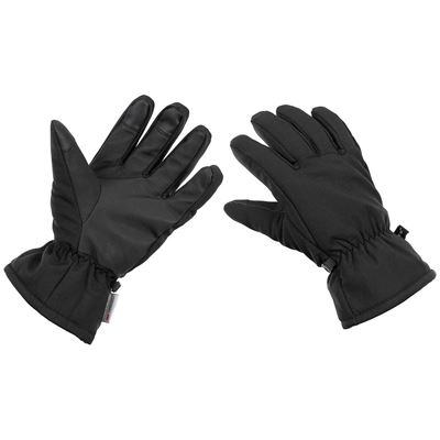 Rękawice zimowe SOFTSHELL 3M™ Thinsulate™ BLACK