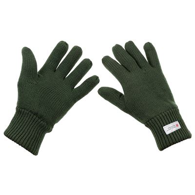 Rękawice z dzianiny Thinsulate™ z palcami GREEN