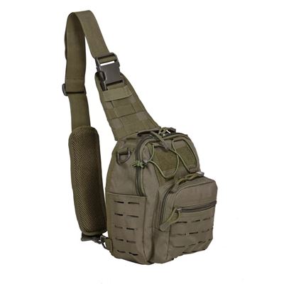 Plecak LC-B55 LASER MOLLE mały na jedno ramię ZIELONY