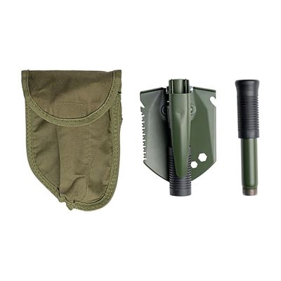 Łopatka MINI wielofunkcyjna składana z łopatką w etui ZIELONA MIL-TEC® 15525301 2