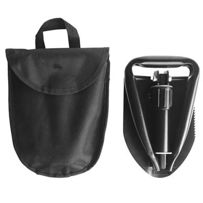 Łopatka MINI składana z etui CZARNA