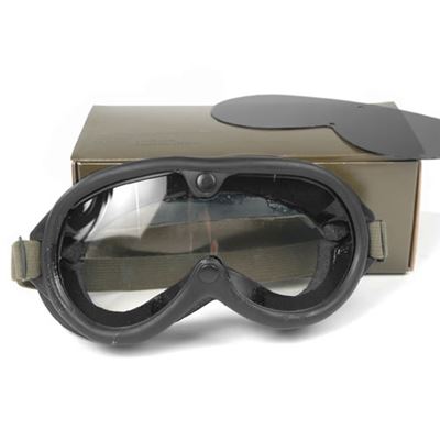 Okulary ochronne US M44 w pudełku CZARNE