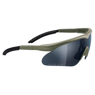 Okulary SWISS EYE® RAPTOR oprawka ZIELONA / zestaw 3 soczewek