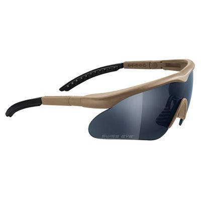 Okulary SWISS EYE® RAPTOR oprawka COYOTE / zestaw 3 soczewek