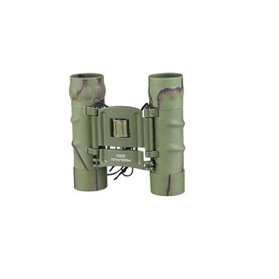 Gumowana lornetka 10x25 GEN II z futerałem w kamuflażu