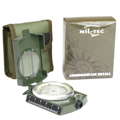Metalowy kompas ARMY ZIELONY