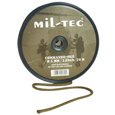 Sznurek COMMANDO ø 7 mm / 50 m COYOTE BROWN