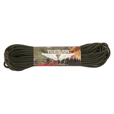 Amerykańska linka spadochronowa ø 3 mm / 30 m / 100 stóp ZIELONA