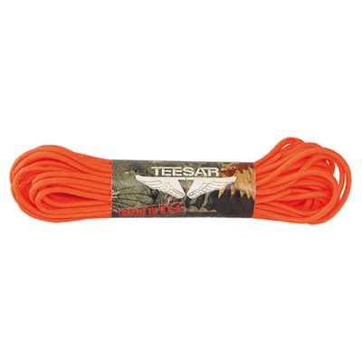 Amerykańska linka spadochronowa ø 3 mm / 30 m / 100 stóp ORANGE