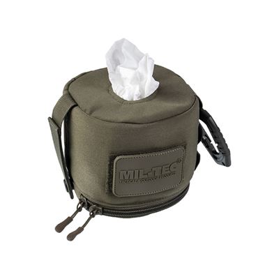 Etui MOLLE na serwetki/papier toaletowy ZIELONE