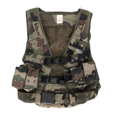 ASSAULT COMBAT Francuska kamizelka taktyczna z ładownicami CCE TARN używana