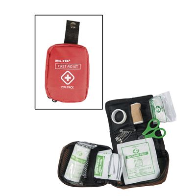 Apteczka pierwszej pomocy druk MINI wyposażona RED