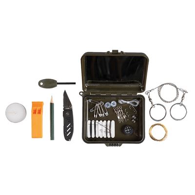 Zestaw przetrwania KPZ SURVIVAL BOX z tworzywa sztucznego