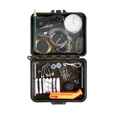 Zestaw przetrwania KPZ SURVIVAL BOX z tworzywa sztucznego