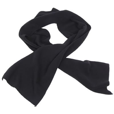 Szalik polarowy 160x25 cm CZARNY