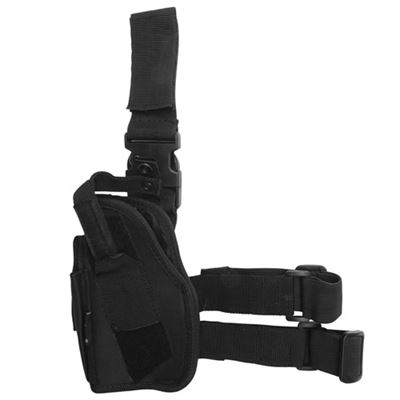 Kabura na pistolet na udzie LEWA CZARNA
