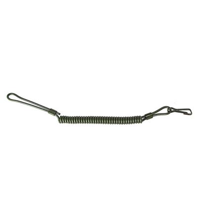Kabel (skręcony) bezpieczeństwa do broni ZIELONY