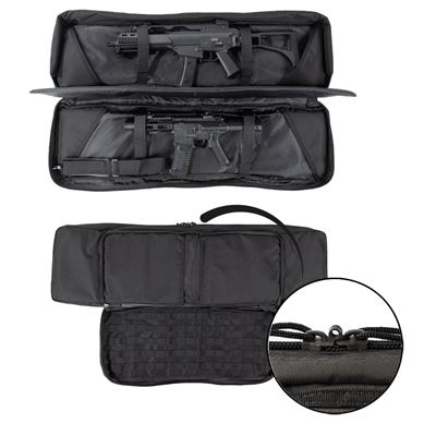 Torba na dwa karabiny LASER MODULAR z paskami na plecy BLACK