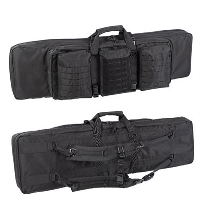 Torba na dwa karabiny LASER MODULAR z paskami na plecy BLACK
