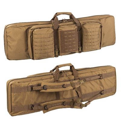 Torba na dwa karabiny LASER MODULAR z paskami na plecy COYOTE