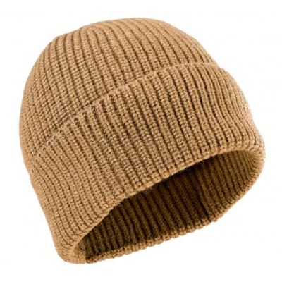 Zimowa czapka z dzianiny CLASSIC MERINO wool COYOTE